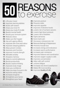 50 reasons to exercise