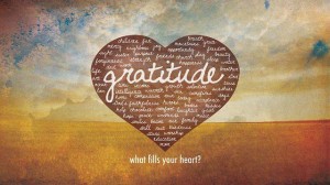 gratitude fills your heart