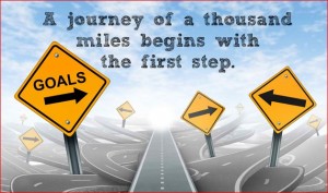 A journey of a thousand miles begin with the first step