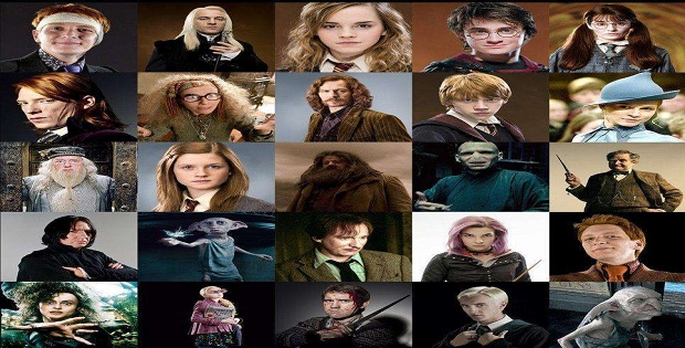 harry potter characters banner